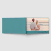 Romantisches Pastell-Strandfoto Gästebuch (Voll)