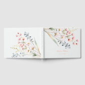 Romantisches pastellfarbenes Hochzeitshaus Gästebuch (Voll)