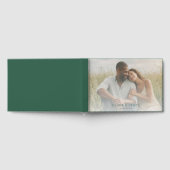 Romantisches Pastellgrün-Foto Gästebuch (Voll)