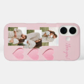 Romantisches Personalisiertes Foto & Text iPhone C Case-Mate iPhone Hülle (Rückseite (Horizontal))