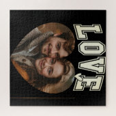 Romantisches Personalisiertes Foto Valentine Puzzle (Horizontal)