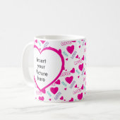 Romantisches personalisiertes Geschenk mit einem B Kaffeetasse (Vorderseite Links)