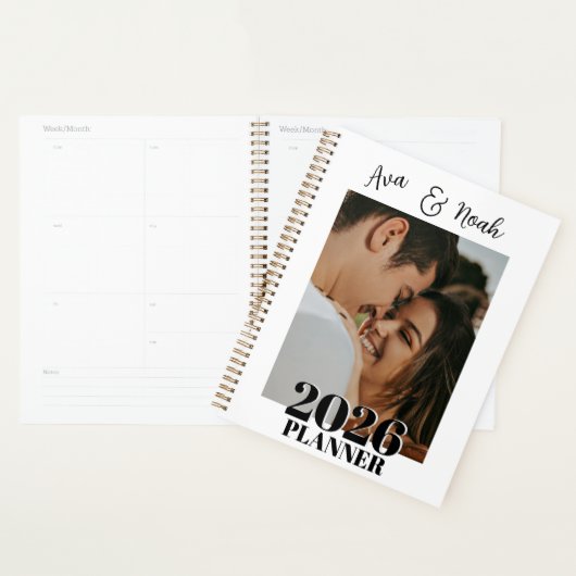 Romantisches personalisiertes Paar-Foto-Geschenk 2 Planer (Anzeige)