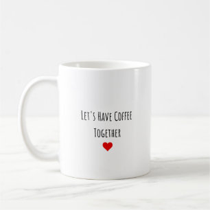 Romantisches Personalisiertes Paar Kaffeetasse