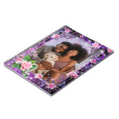 Romantisches Personalisiertes SpiralNotebook Notizblock (Linke Seite)