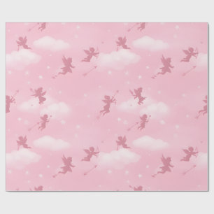 Romantisches Pfeil- und Wolkenmuster Geschenkpapier