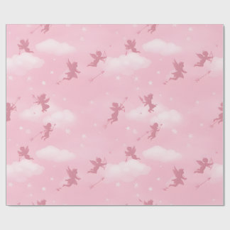 Romantisches Pfeil- und Wolkenmuster Geschenkpapier