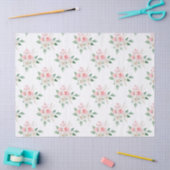 Romantisches Pfirsichweißblatt Seidenpapier (Basteln)