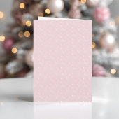 Romantisches Pink Doodle Foto Frohe Weihnachten ge