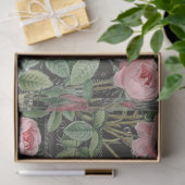 Romantisches Pink Rose Ephemere Collage Tissue Pap Seidenpapier (Geschenk)