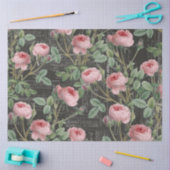 Romantisches Pink Rose Ephemere Collage Tissue Pap Seidenpapier (Basteln)