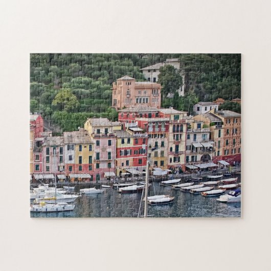 Romantisches Portofino - klassisches italienisches Puzzle (Horizontal)