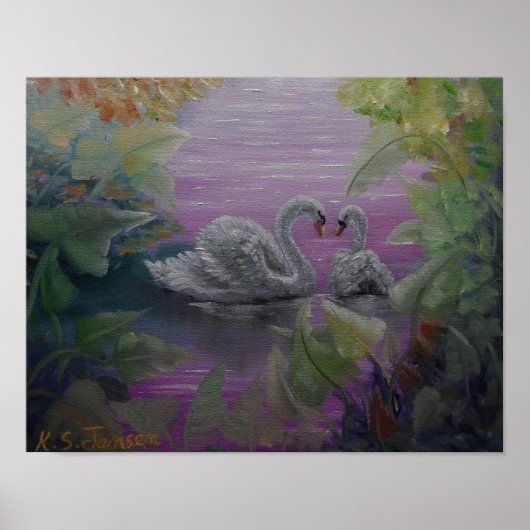 Romantisches Poster (Vorne)