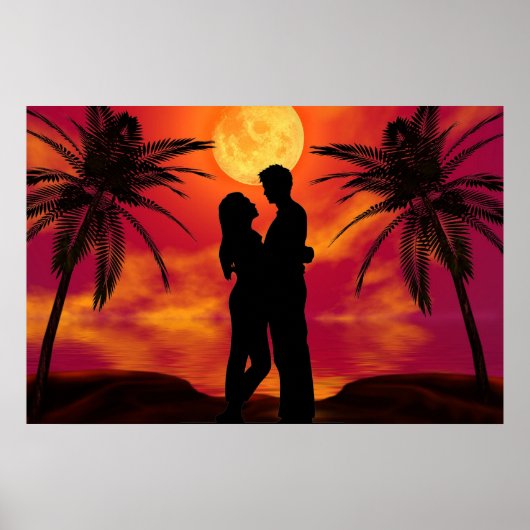 Romantisches Poster (Vorne)