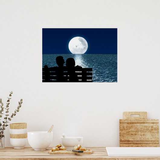 Romantisches Poster (Küche)