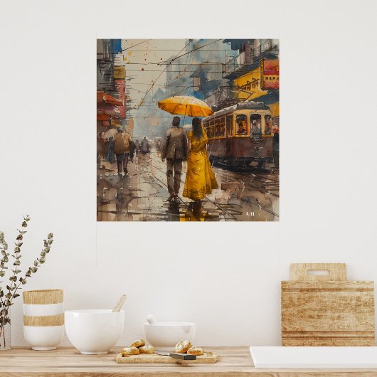 Romantisches Poster kaufen (Küche)