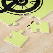 Romantisches Puzzle mit Blumen Fahrrad (Seite)