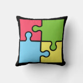 Romantisches Puzzle Vermisstes Stück Geschenk Lieb Kissen (Rückseite)