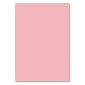 Romantisches rosa Blumen Dessert Bar Schild Tischnummer (Rückseite)