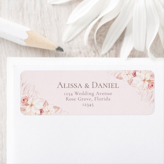 Romantisches Rosa Blumenbezug (Insitu)