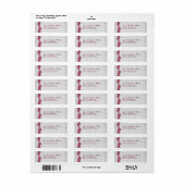 Romantisches Rosa Bow und SilberDamaskus-Hochzeitl (Vorne)