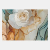 Romantisches Rosa Brautparty Geschenkpapier Set (Vorderseite 3)