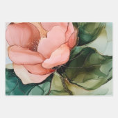 Romantisches Rosa Brautparty Geschenkpapier Set (Vorderseite 2)