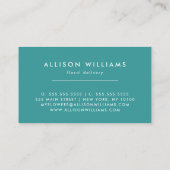 Romantisches Rosa Fahrrad Floristry, Blume Shop Visitenkarte (Rückseite)