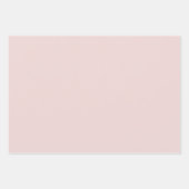 Romantisches Rosa Geschenkpapier Set (Vorderseite 2)