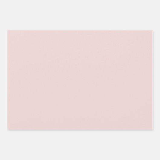 Romantisches Rosa Geschenkpapier Set (Vorderseite 2)