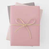 Romantisches Rosa Geschenkpapier Set (Beispiel)