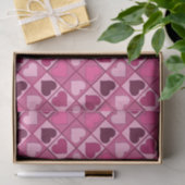 Romantisches Rosa hört auf und ab Seidenpapier (Geschenk)
