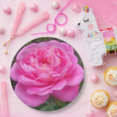 Romantisches Rosa "Leonardo Da Vinci" Pappteller (Party)