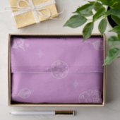Romantisches rosa nahtloses Muster Seidenpapier (Geschenk)