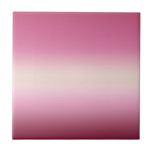 Romantisches Rosa und Hübsches Elfenbein Gradient  Fliese