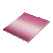 Romantisches Rosa und Hübsches Elfenbein Gradient  Fliese (Seite)