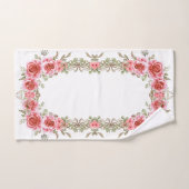 Romantisches Rosen-Garten-Badehandtuch-Set Badhandtuch Set (Handtuch)