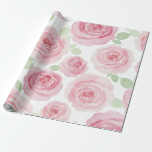 Romantisches Rosen-Wrap-Papier Geschenkpapier