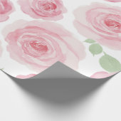 Romantisches Rosen-Wrap-Papier Geschenkpapier (Ecke)