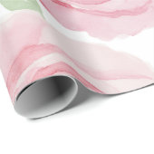 Romantisches Rosen-Wrap-Papier Geschenkpapier (Rolleneckpunkt)