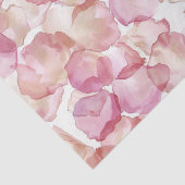 Romantisches Rosenblättriges Brautparty Seidenpapier (Detail)