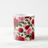 Romantisches Rosenparadies Kaffeetasse (Mittel)