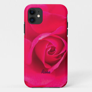 Romantisches Rot Pink Rose Personalisiert v2 Case-Mate iPhone Hülle