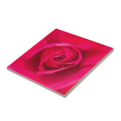 Romantisches Rot Pinke Rose v2 Fliese (Seite)