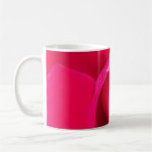 Romantisches Rot Pinke Rose v2 Kaffeetasse (Links)