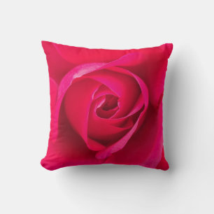 Romantisches Rot Pinke Rose v2 Kissen