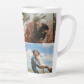 Romantisches Rotes Herz mit dem Valentinstag-Foto Milchtasse (Rechts)