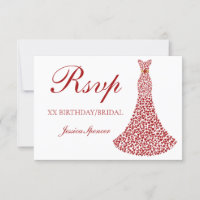 Romantisches rotes Liebesherzkleid Brautkleid Gebu