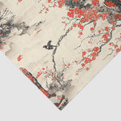 Romantisches Sakura-Kimono-Paar-Muster (2) Seidenpapier (Detail)