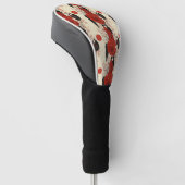 Romantisches Sakura-Kimono-Paar-Muster (4) Golf Headcover (angewinkelt)